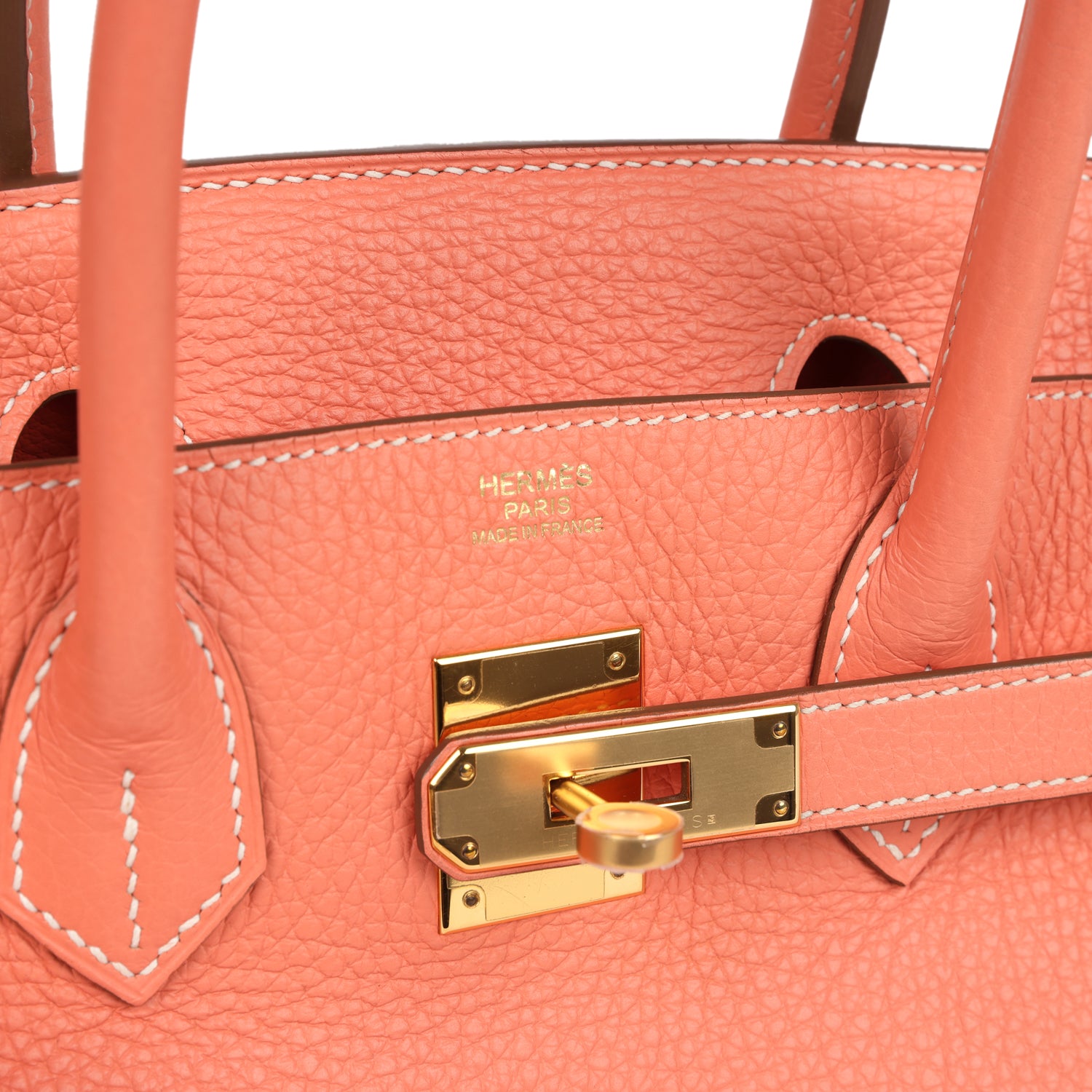 Hermes Birkin 30 Crevette Clemence Gold Hardware