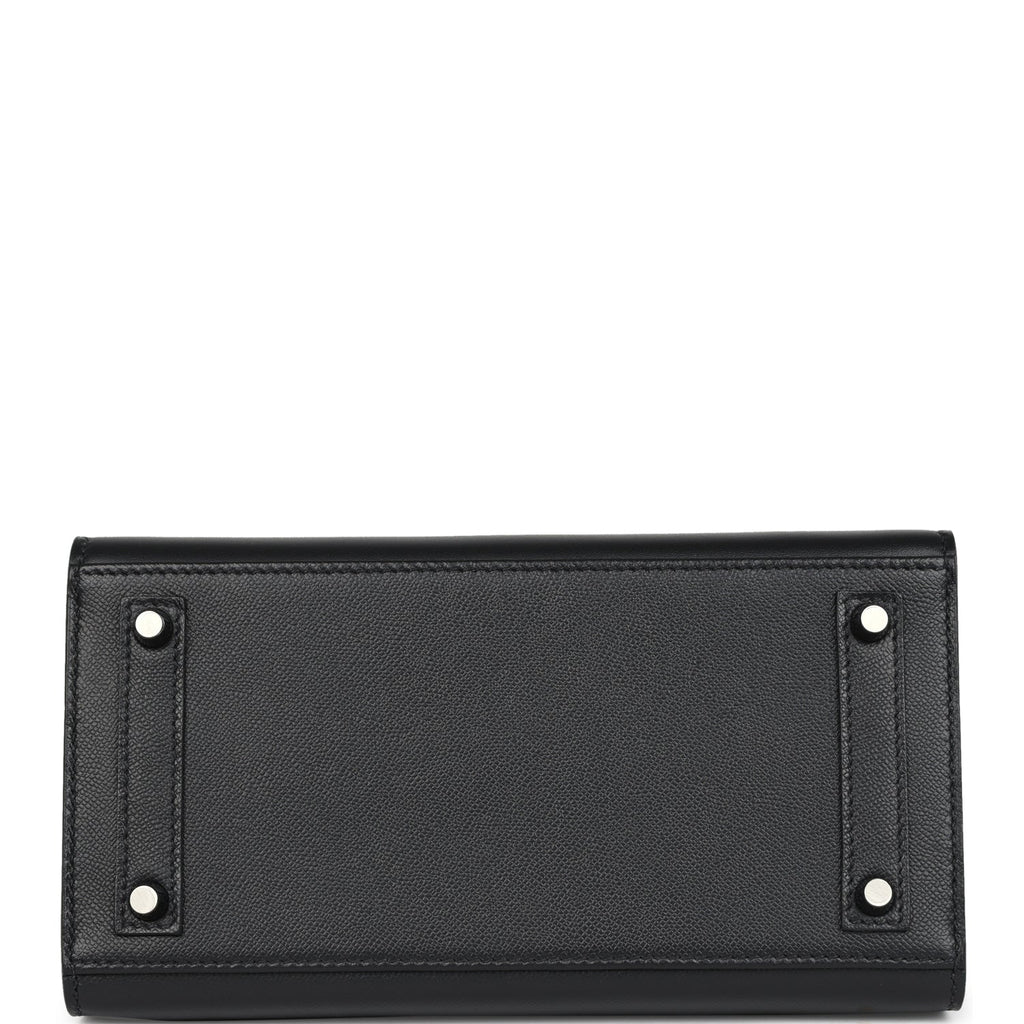 Hermes "Midnight" Faubourg Birkin Sellier 20 So Black Matte Alligator Black Hardware