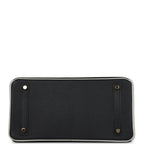 Hermes Special Order (HSS) Birkin 30 Black and Gris Perle Chevre Mysore Brushed Gold Hardware