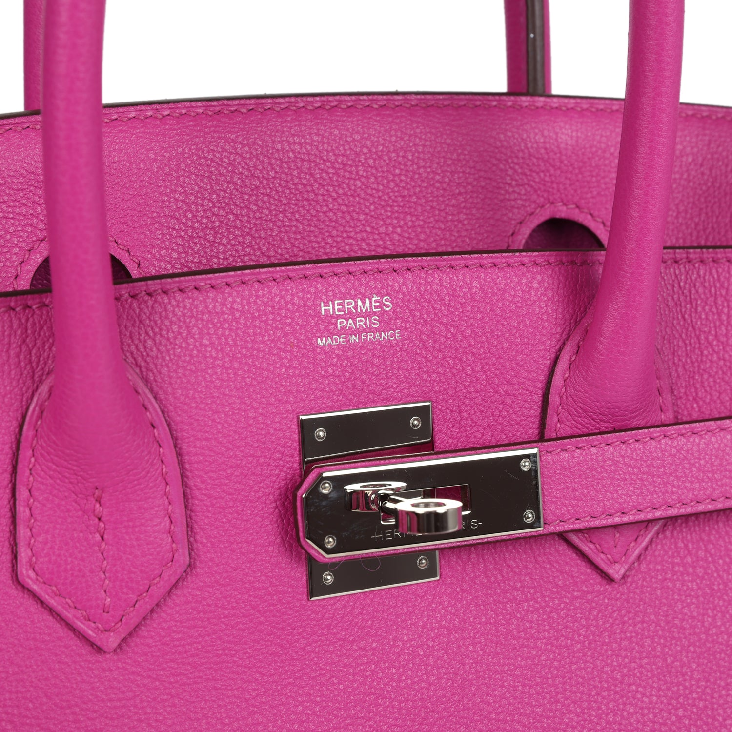 Hermes Birkin 30 Magnolia Novillo Palladium Hardware