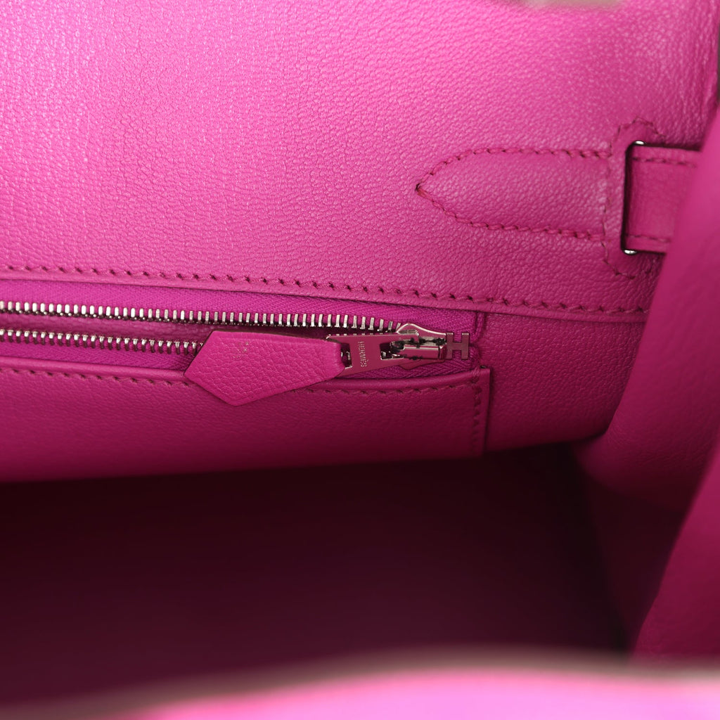 Hermes Birkin 30 Magnolia Novillo Palladium Hardware