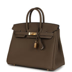 Hermes Birkin 25 Toundra Verso Togo Gold Hardware