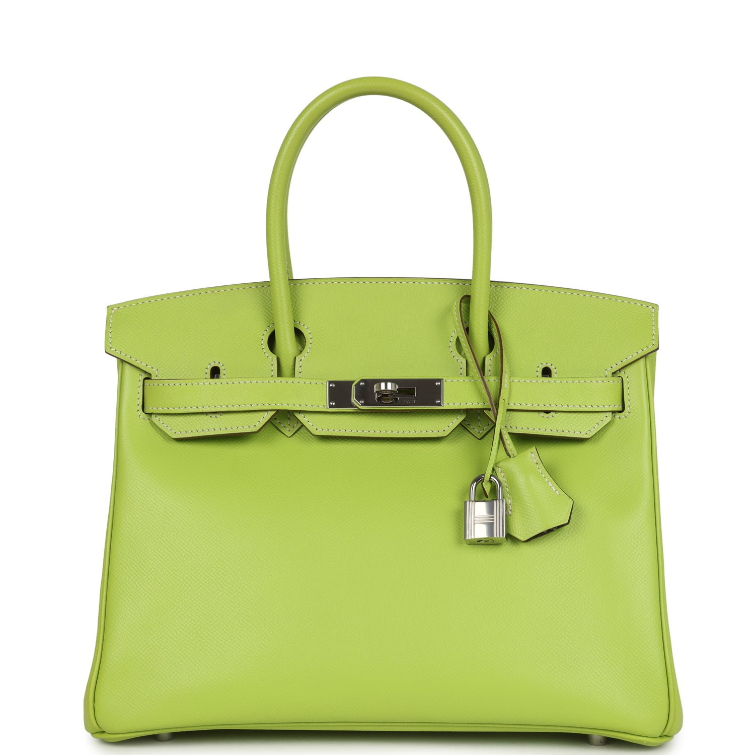Hermes Birkin 30 Kiwi Candy Epsom Palladium Hardware