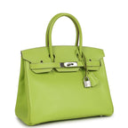 Hermes Birkin 30 Kiwi Candy Epsom Palladium Hardware