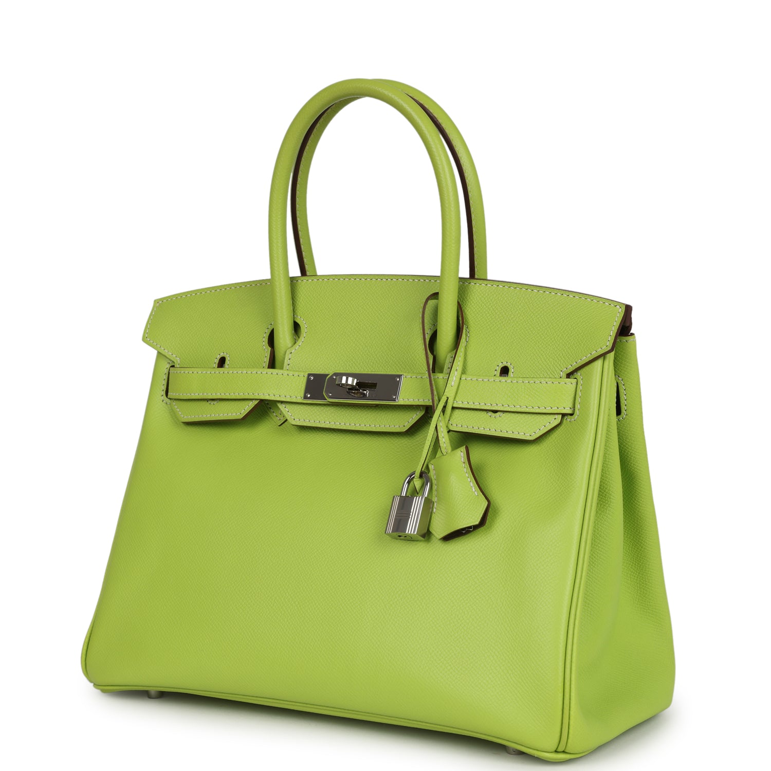 Hermes Birkin 30 Kiwi Candy Epsom Palladium Hardware