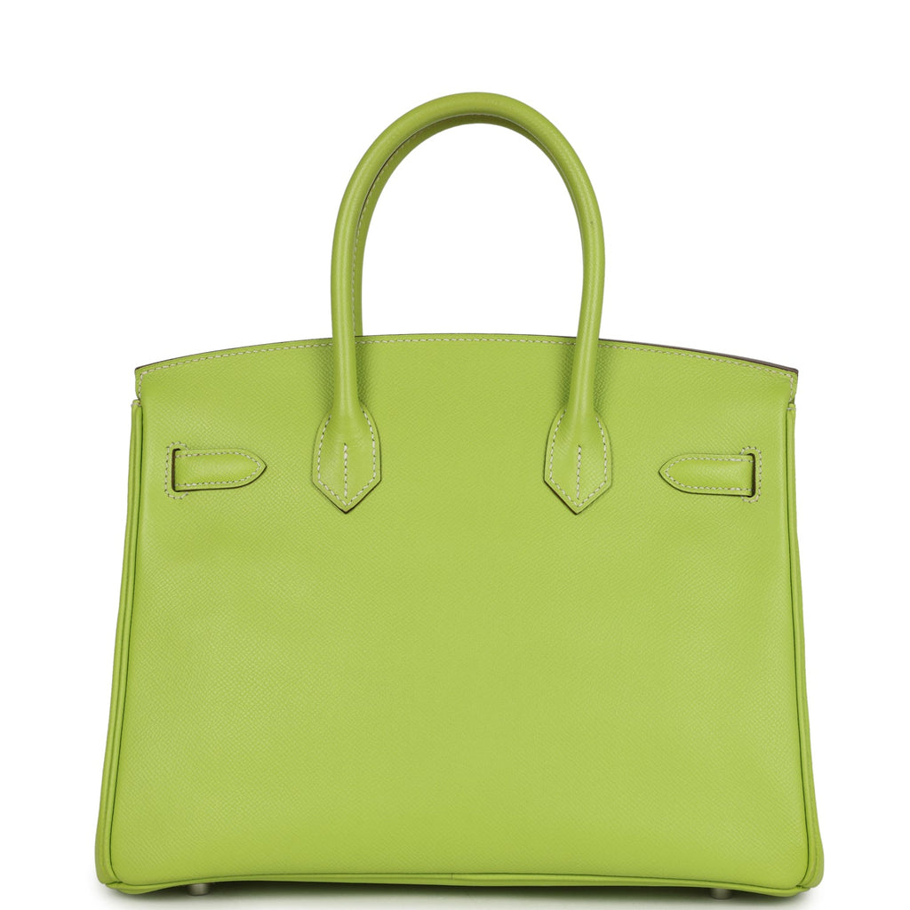 Hermes Birkin 30 Kiwi Candy Epsom Palladium Hardware