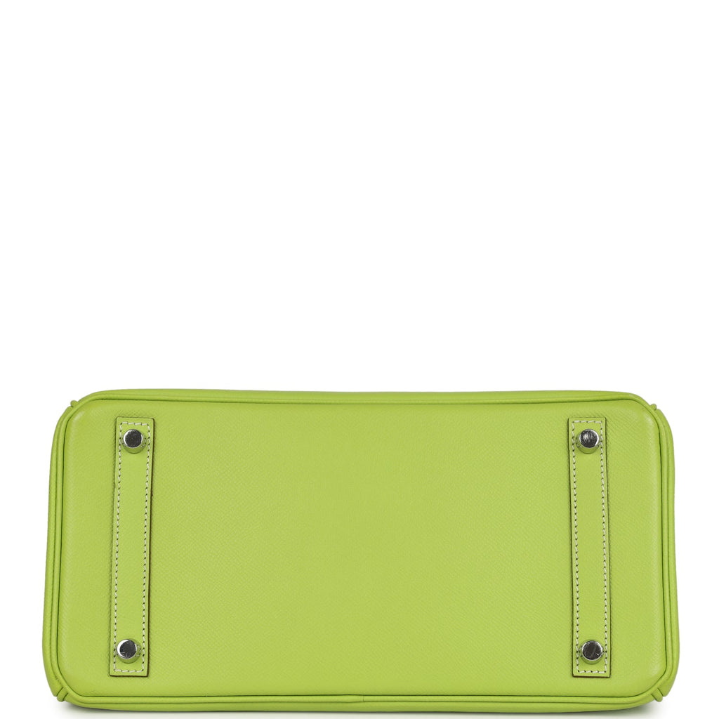 Hermes Birkin 30 Kiwi Candy Epsom Palladium Hardware