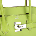 Hermes Birkin 30 Kiwi Candy Epsom Palladium Hardware
