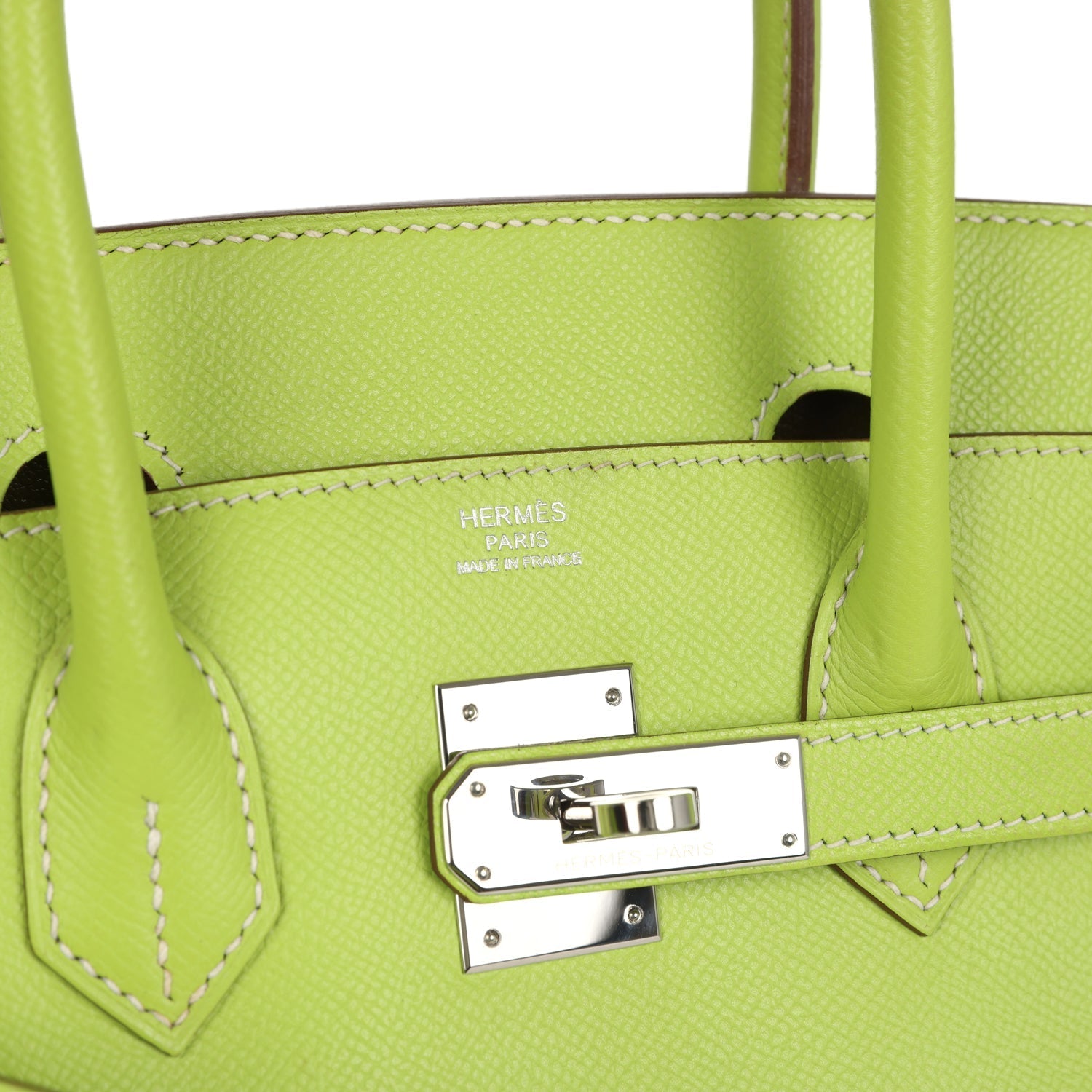 Hermes Birkin 30 Kiwi Candy Epsom Palladium Hardware