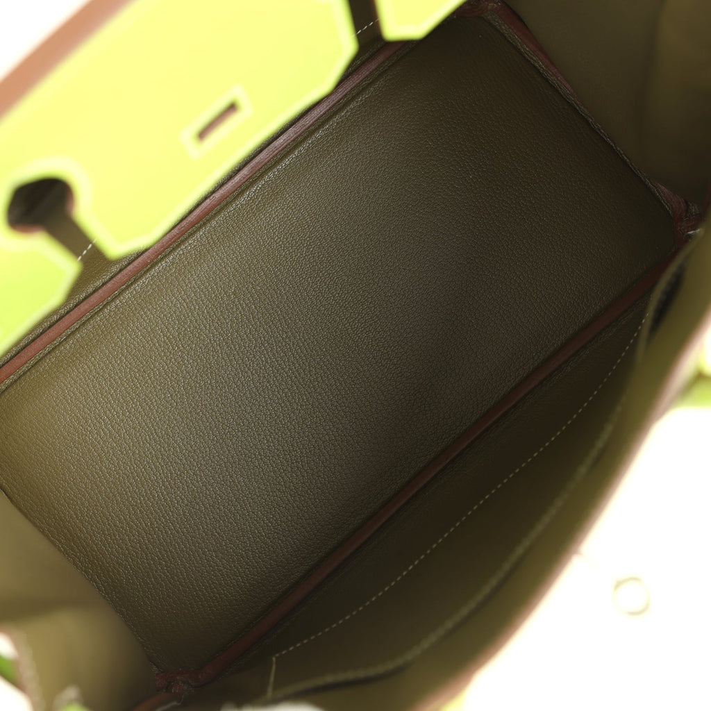 Hermes Birkin 30 Kiwi Candy Epsom Palladium Hardware