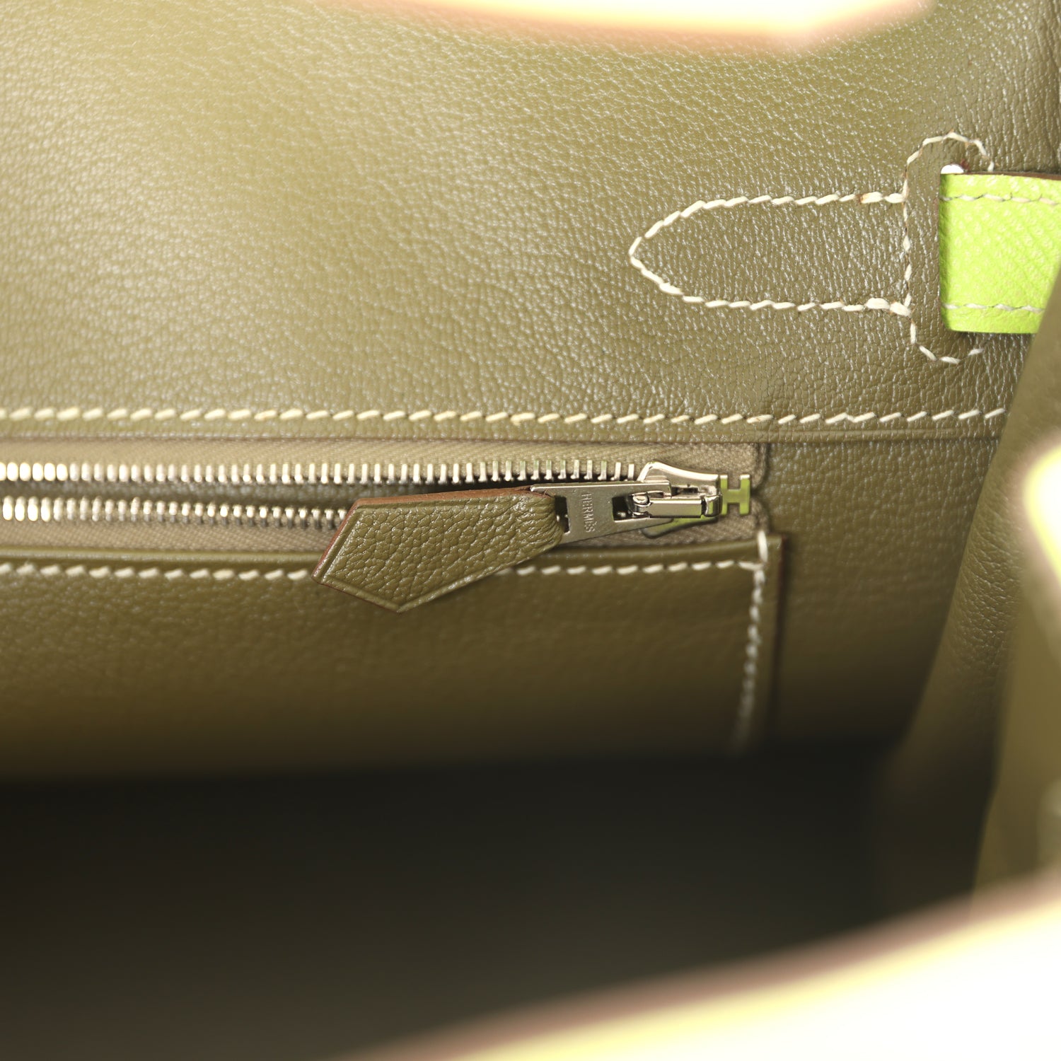 Hermes Birkin 30 Kiwi Candy Epsom Palladium Hardware