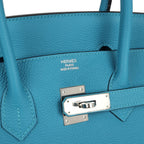 Hermes Birkin 35 Turquoise Togo Palladium Hardware