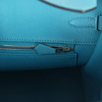 Hermes Birkin 35 Turquoise Togo Palladium Hardware