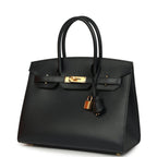 Hermes Birkin Sellier 30 Bleu Minuit Monsiuer Gold Hardware