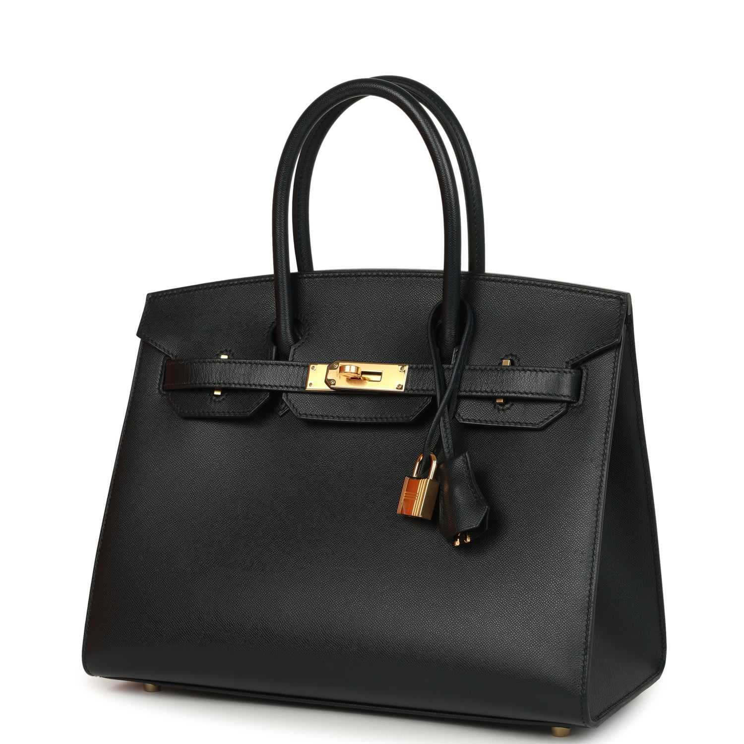 Hermes Birkin Sellier 30 Bleu Minuit Monsiuer Gold Hardware