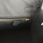 Hermes Birkin Sellier 30 Bleu Minuit Monsiuer Gold Hardware