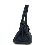 Hermes Shoulder Birkin Light 29 Bleu Abysse Evercolor Gold Hardware