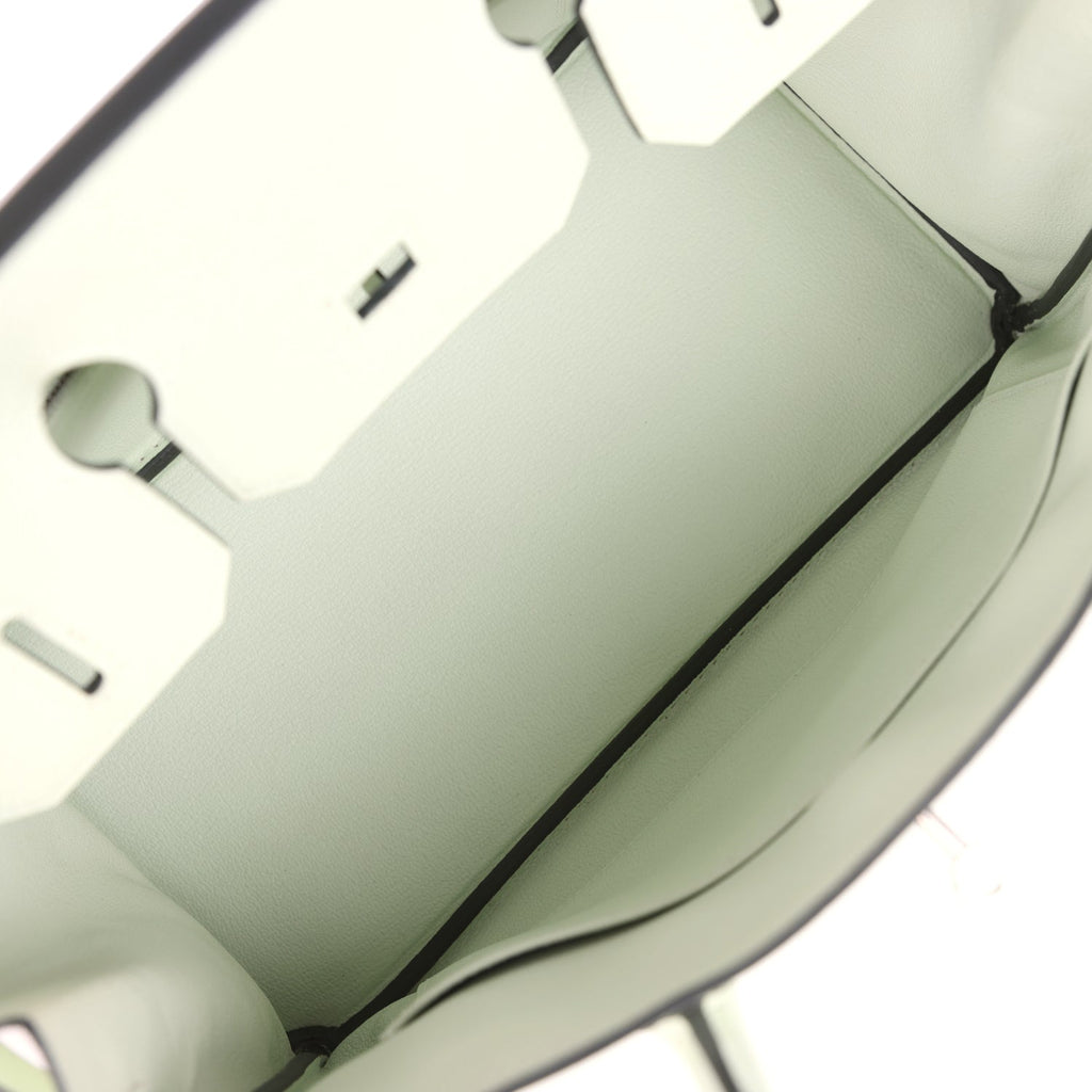 Hermes Birkin 30 Vert Fizz Epsom Palladium Hardware