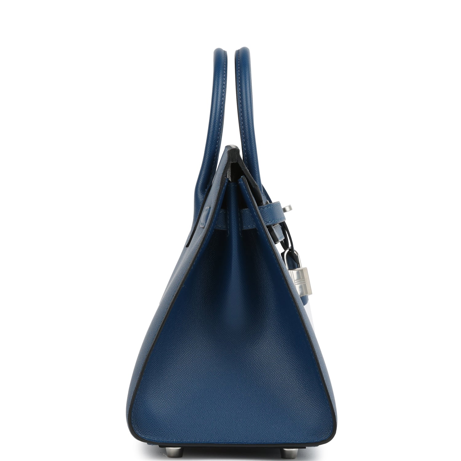 Hermes Birkin Sellier 25 Deep Bleu Madame Palladium Hardware
