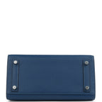 Hermes Birkin Sellier 25 Deep Bleu Madame Palladium Hardware