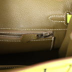 Hermes Candy Birkin 25 Kiwi Candy Epsom Palladium Hardware