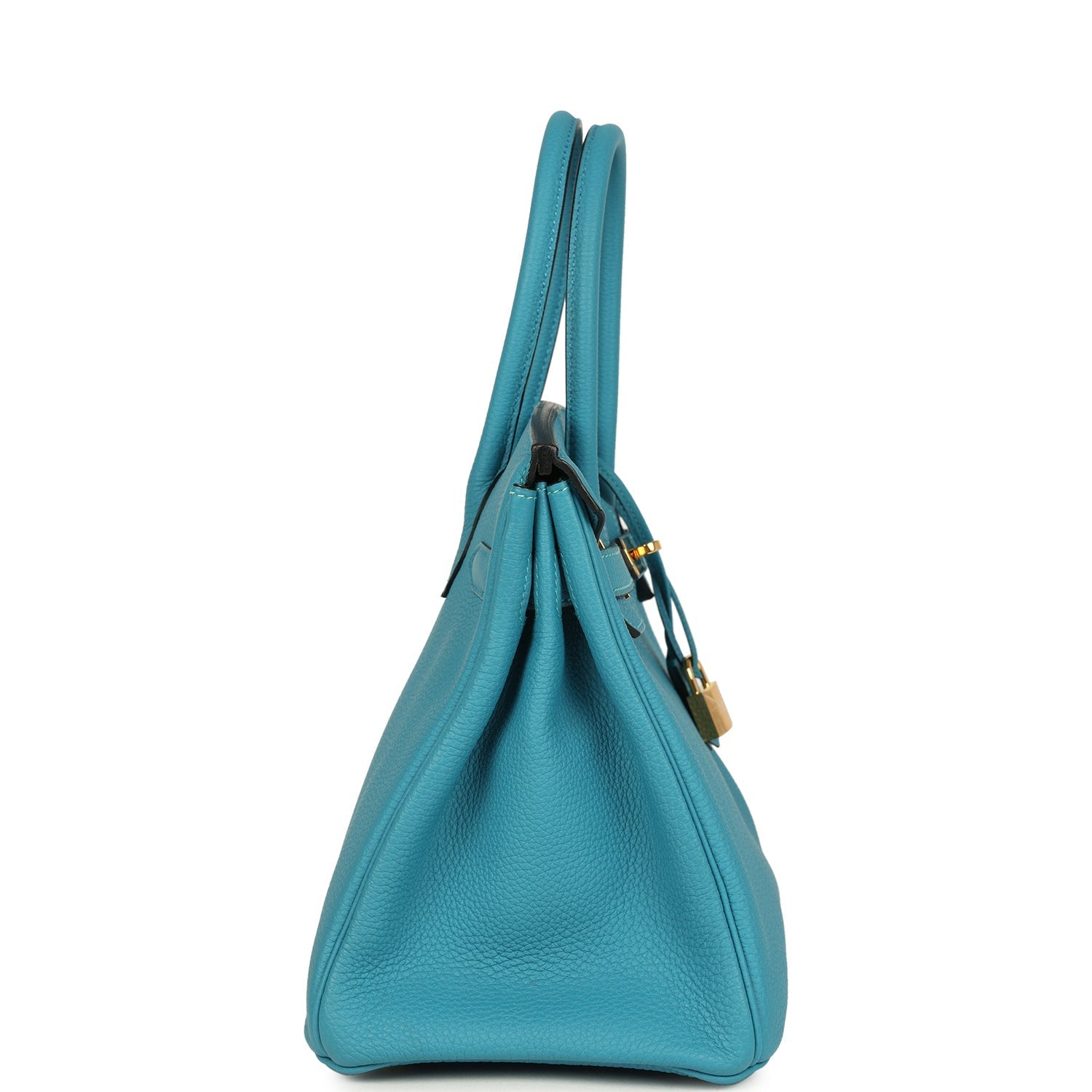 Hermes Birkin 30 Turquoise Togo Gold Hardware