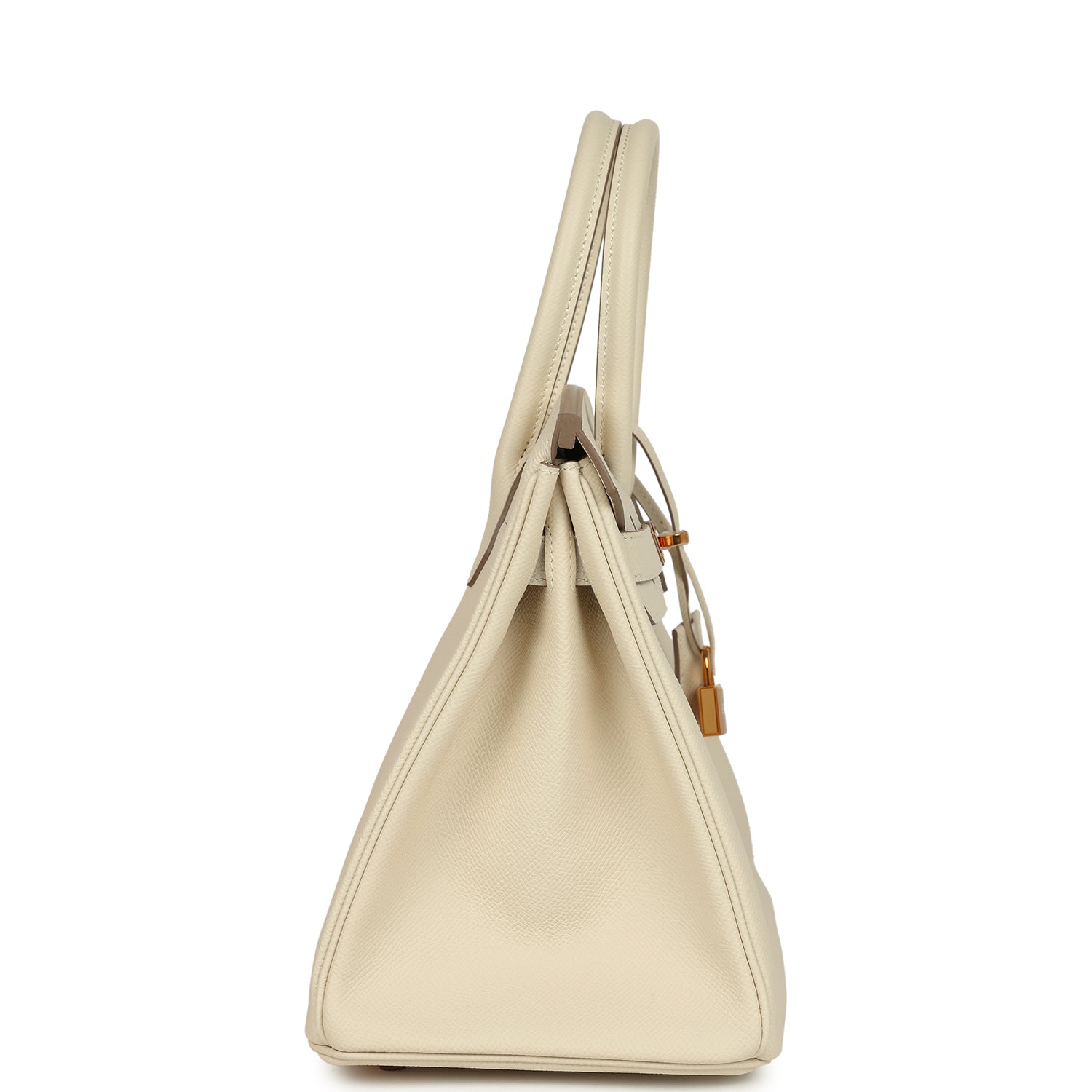 Hermes Birkin 30 Craie Epsom Rose Gold Hardware