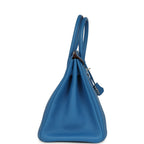 Hermes Birkin 35 Bleu Mykonos Togo Palladium Hardware