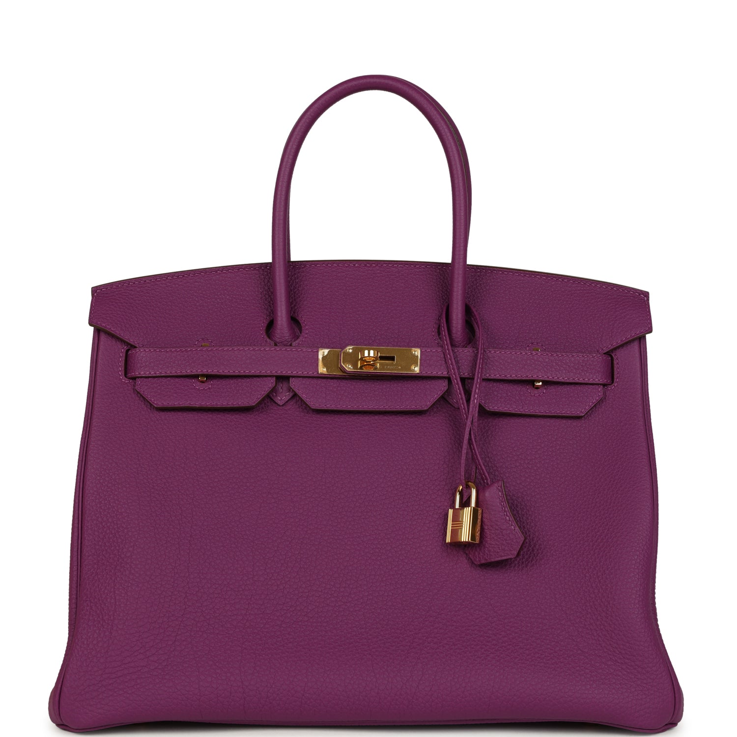 Hermes Birkin 35 Anemone Togo Gold Hardware