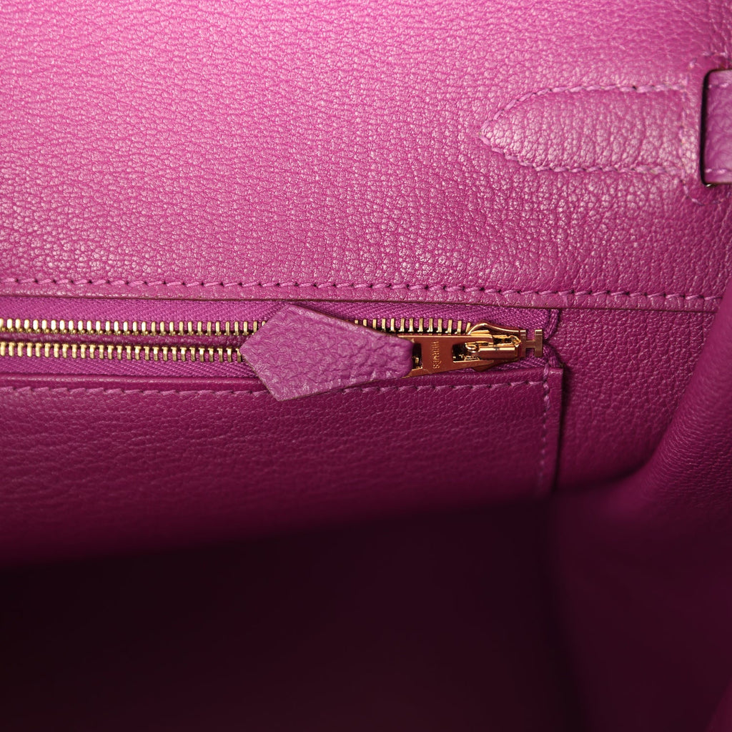 Hermes Birkin 35 Anemone Togo Gold Hardware