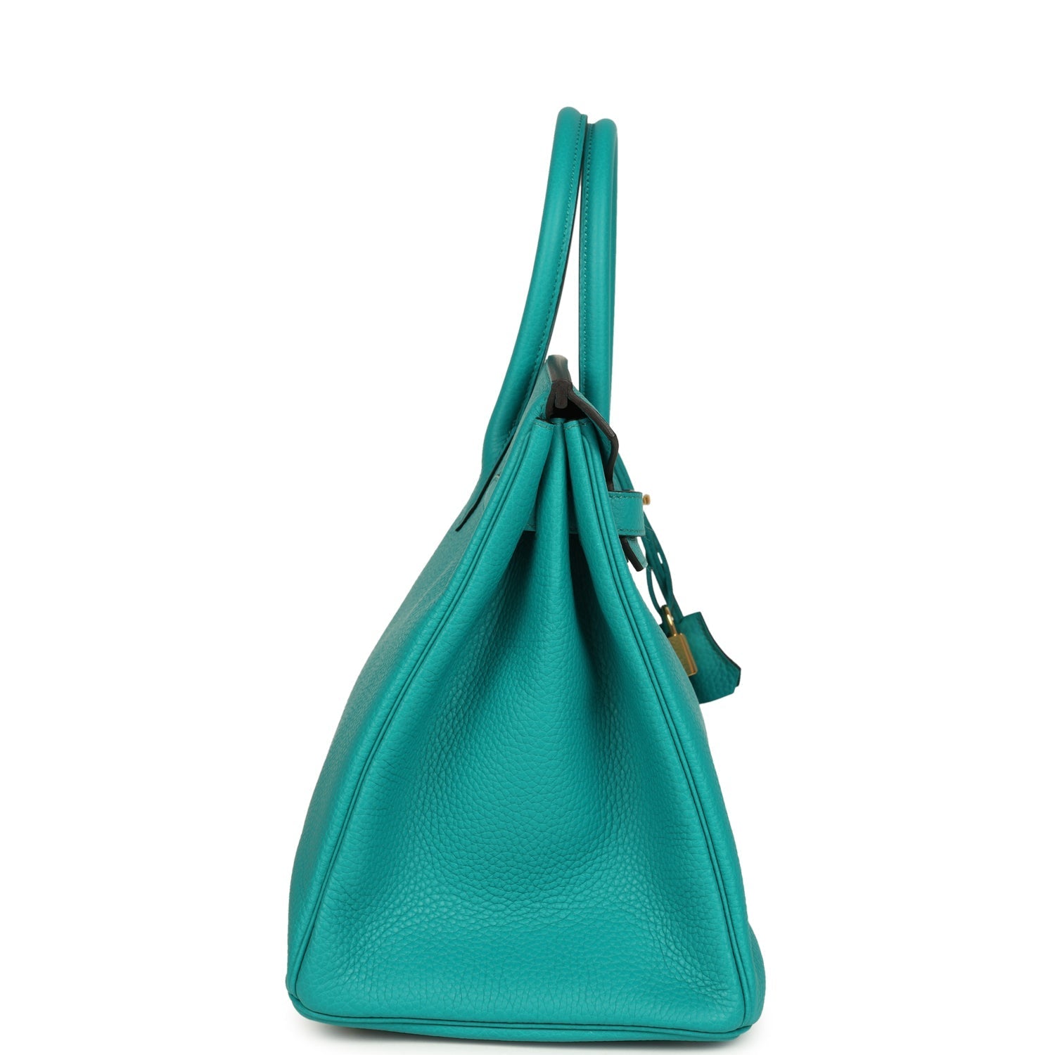 Hermes Birkin 35 Bleu Paon Togo Gold Hardware