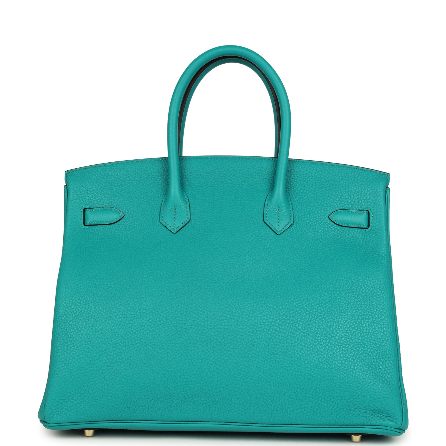 Hermes Birkin 35 Bleu Paon Togo Gold Hardware
