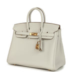 Hermes Birkin 25 Gris Pale Togo Gold Hardware