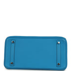 Hermes Birkin 30 Bleu Zanzibar Verso Togo Palladium Hardware