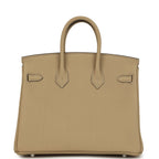 Hermes Birkin 25 Trench Togo Palladium Hardware