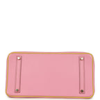 Hermes Special Order (HSS) Birkin 35 5P Bubblegum and Lime Swift Gold Hardware