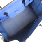 Hermes Special Order (HSS) Birkin 30 Bleu Electric and Bleu Saphir Epsom Brushed Gold Hardware