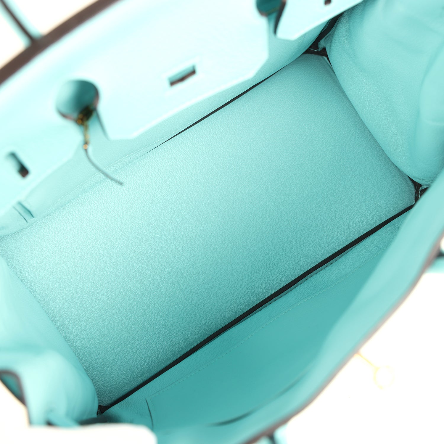 Hermes Birkin 30 Bleu Atoll Clemence Gold Hardware