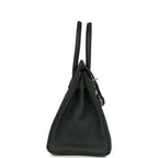 Hermes Birkin 30 Vert Fonce Togo Palladium Hardware