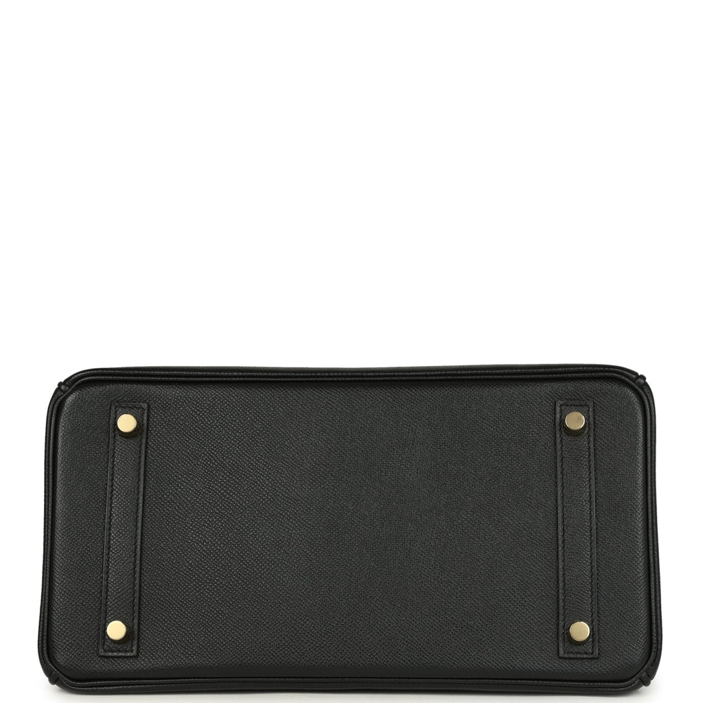Hermes Birkin 30 Black Epsom Gold Hardware