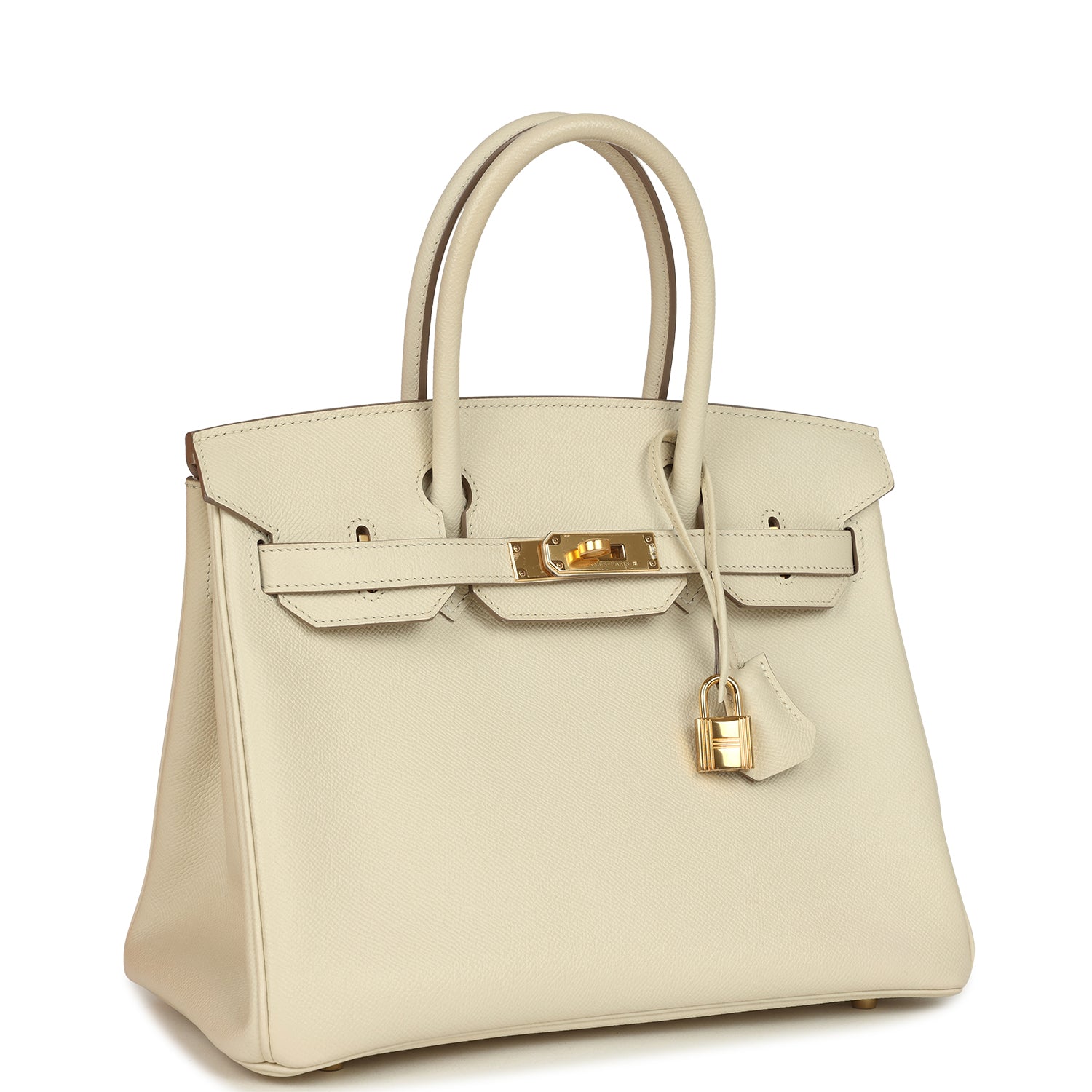 Hermes Birkin 30 Craie Epsom Gold Hardware