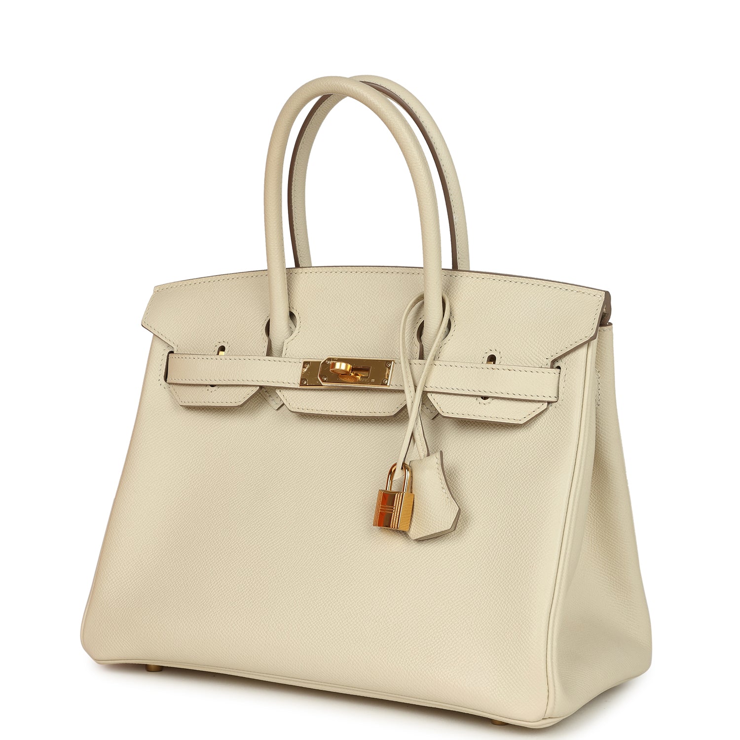 Hermes Birkin 30 Craie Epsom Gold Hardware