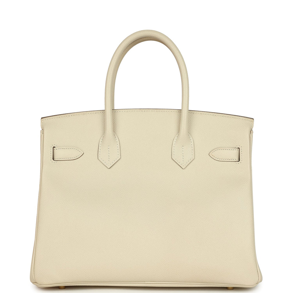 Hermes Birkin 30 Craie Epsom Gold Hardware
