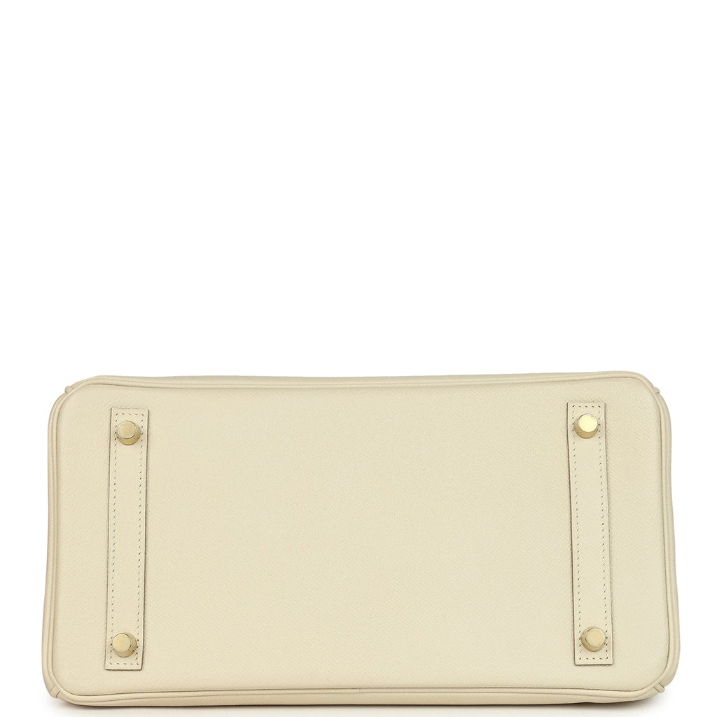 Hermes Birkin 30 Craie Epsom Gold Hardware