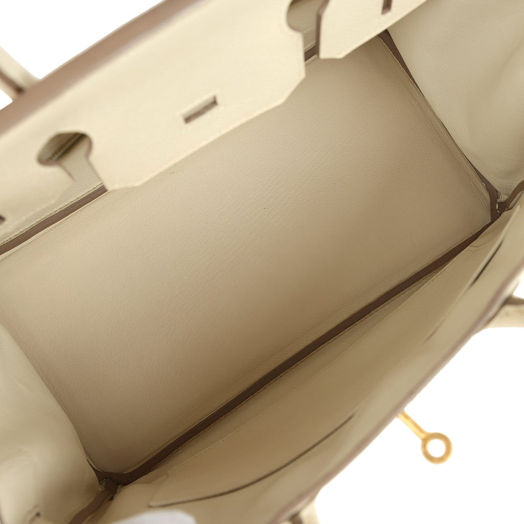 Hermes Birkin 30 Craie Epsom Gold Hardware