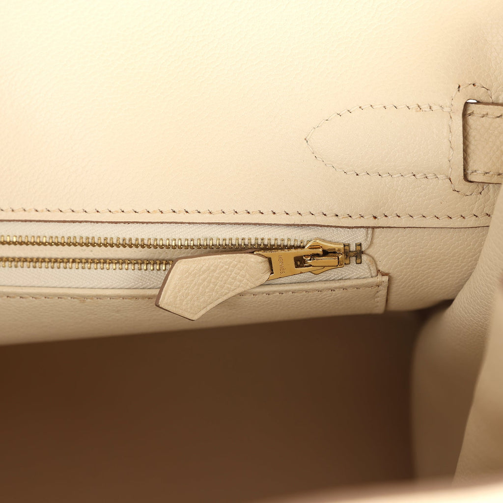 Hermes Birkin 30 Craie Epsom Gold Hardware