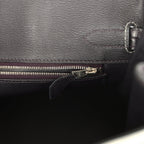 Hermes Special Order (HSS) Birkin 30 Gris Perle and Prunoir Matte Alligator Brushed Palladium Hardware