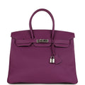 Hermes Birkin 35 Anemone Togo Palladium Hardware