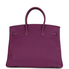 Hermes Birkin 35 Anemone Togo Palladium Hardware
