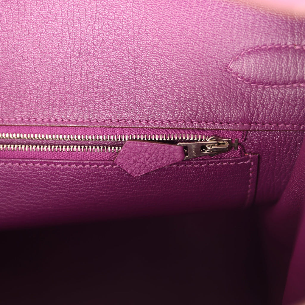 Hermes Birkin 35 Anemone Togo Palladium Hardware
